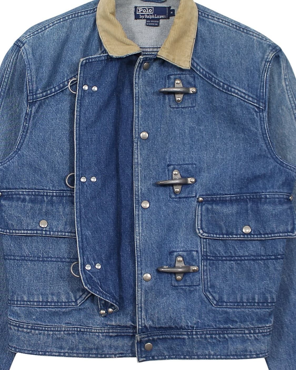 1990s 폴로랄프로렌 파이어맨 데님 자켓 후크 빈티지 상품이미지6