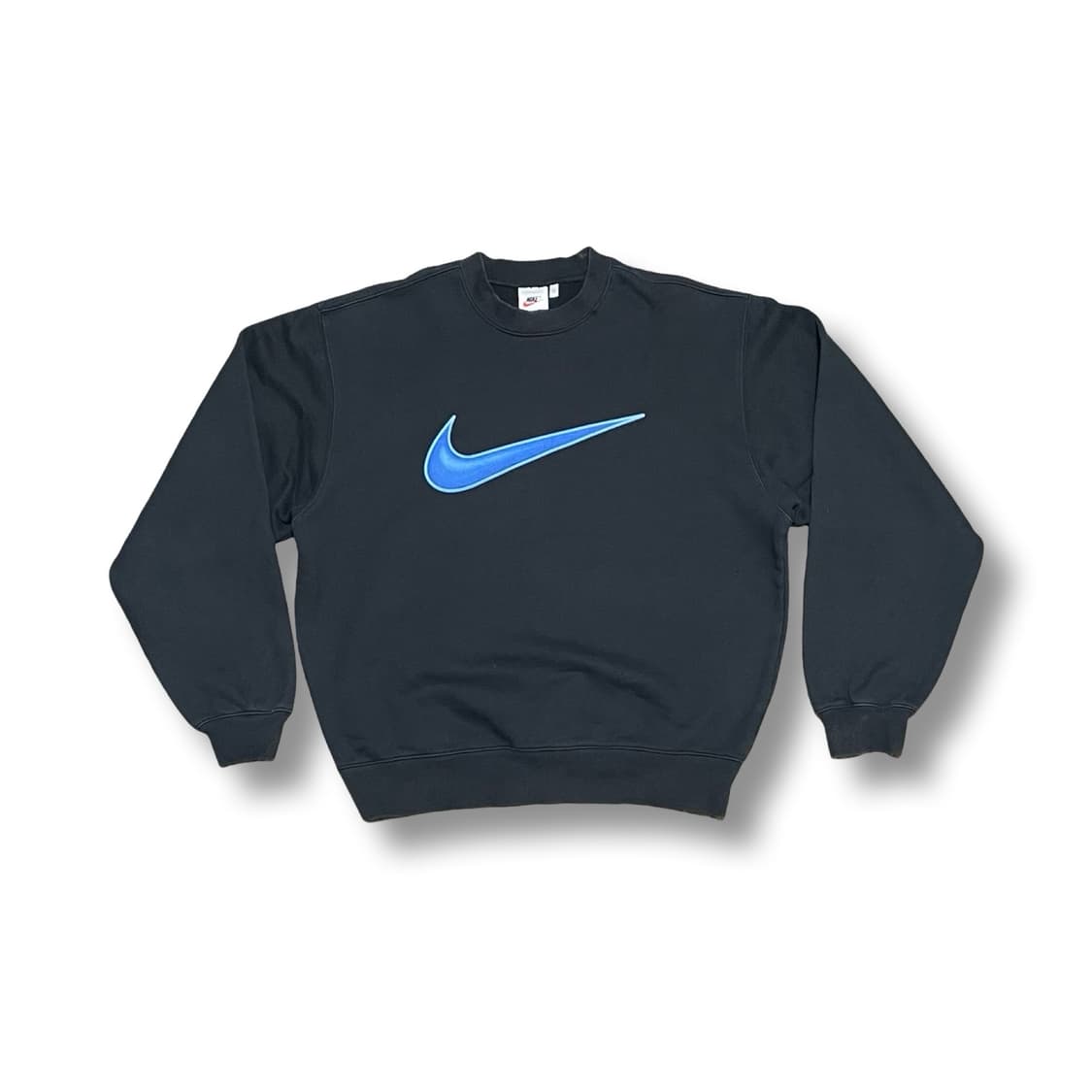 [L] 나이키 올드스쿨 빅스우시 블랙 맨투맨 티셔츠 상품이미지1