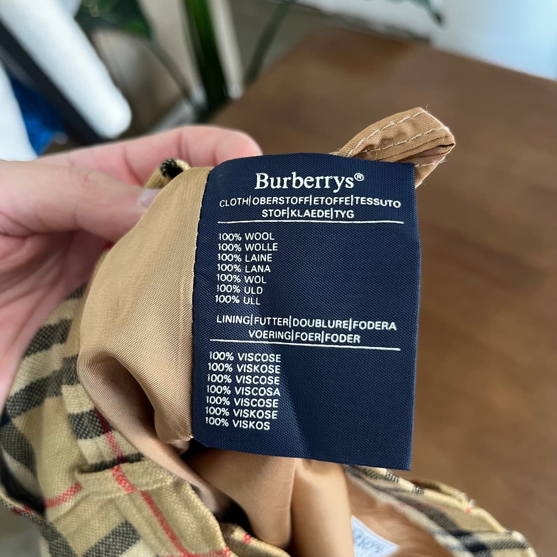 버버리 노바체크 울스커트 26 상품이미지7