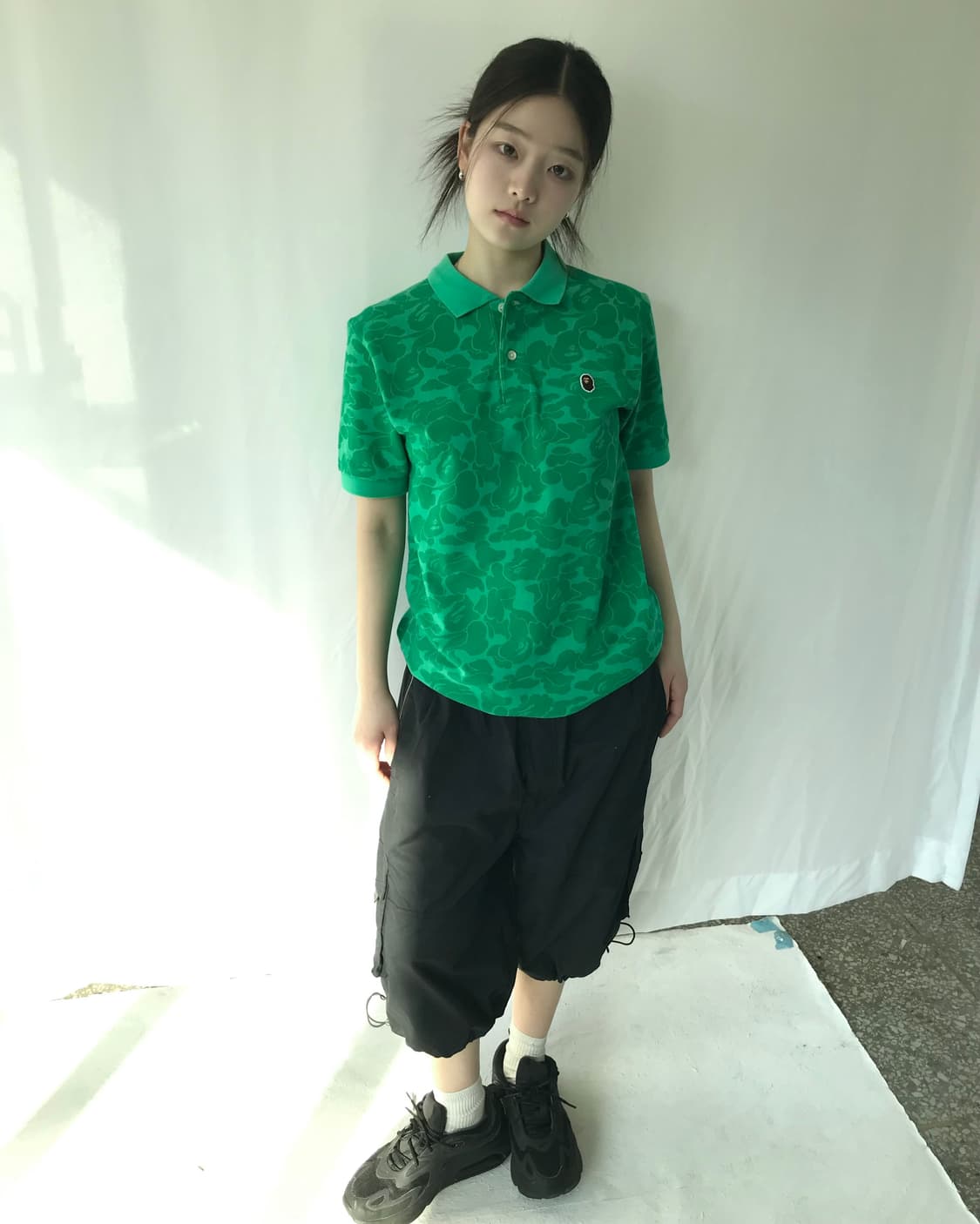 베이프 그린 카모 폴로티 상품이미지4