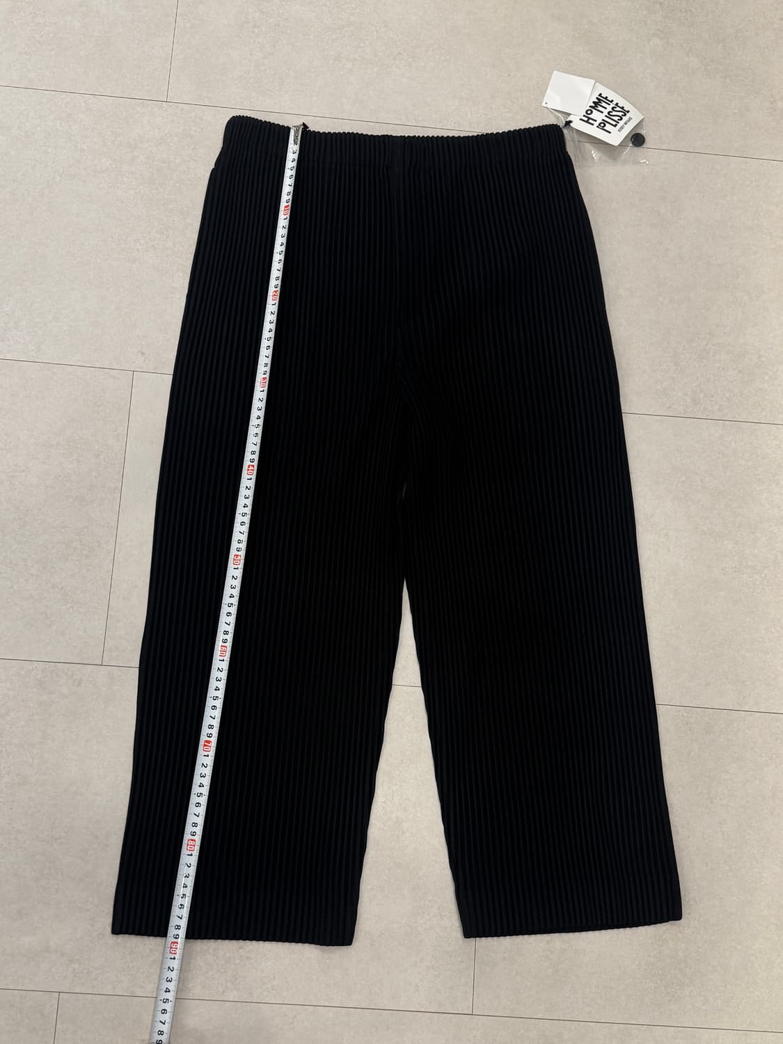 신상 옴므 플리세 먼슬리 팬츠 블랙 새상품 (택포함) size3 상품이미지2