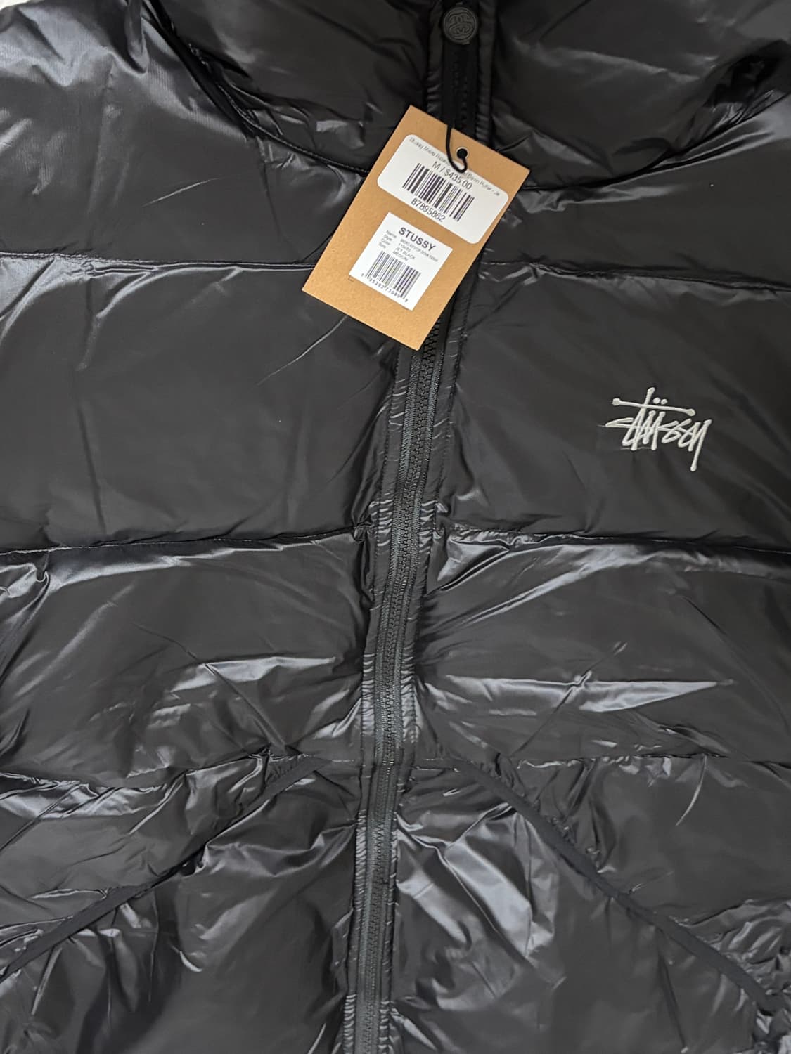 스투시 마이크로 립스탑 다운 파카 제트블랙 M 새상품 상품이미지2
