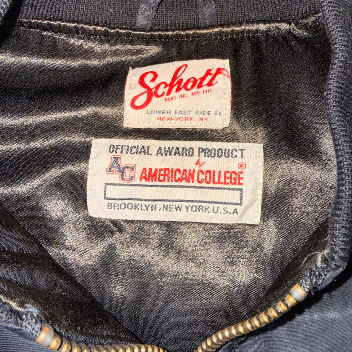 SCHOTT MA-1 플라이트 블루종 상품이미지6