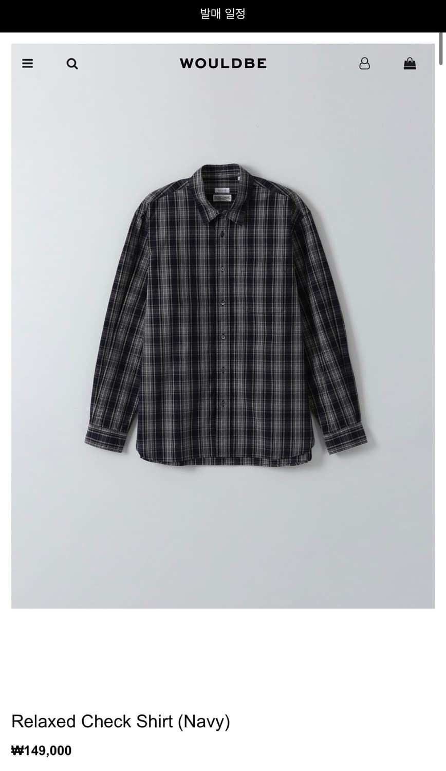 우드비 와인드 콜라보 체크셔츠 3 상품이미지1