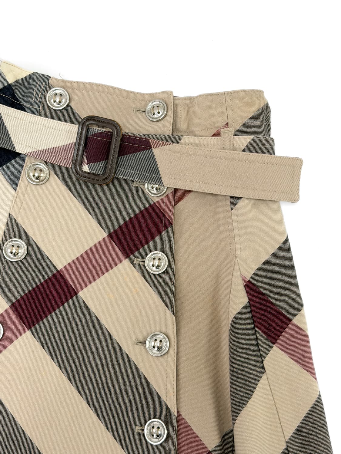 버버리 키즈 체크 플리츠 스커트 상품이미지4