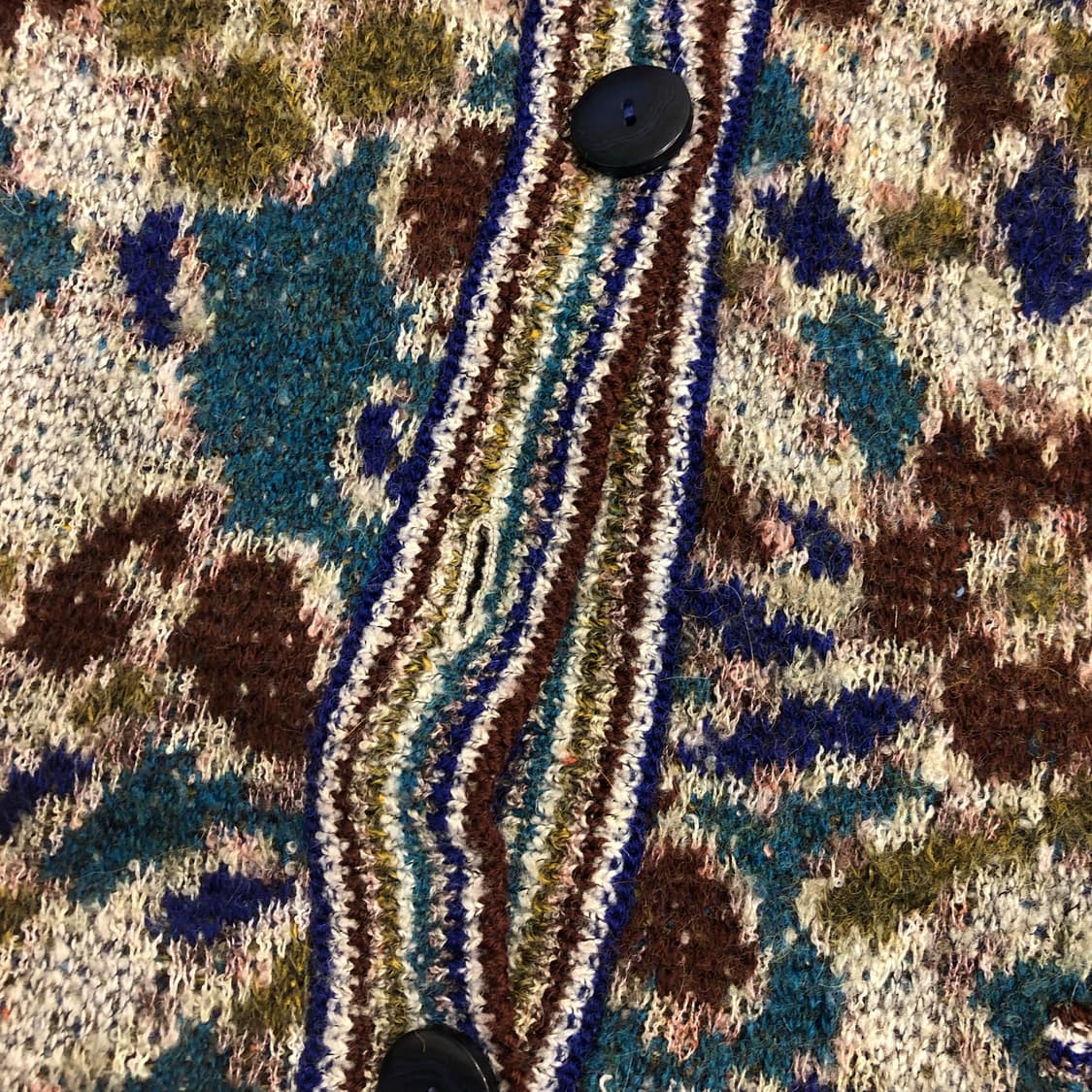 미쏘니 울 패턴 가디건 상품이미지4