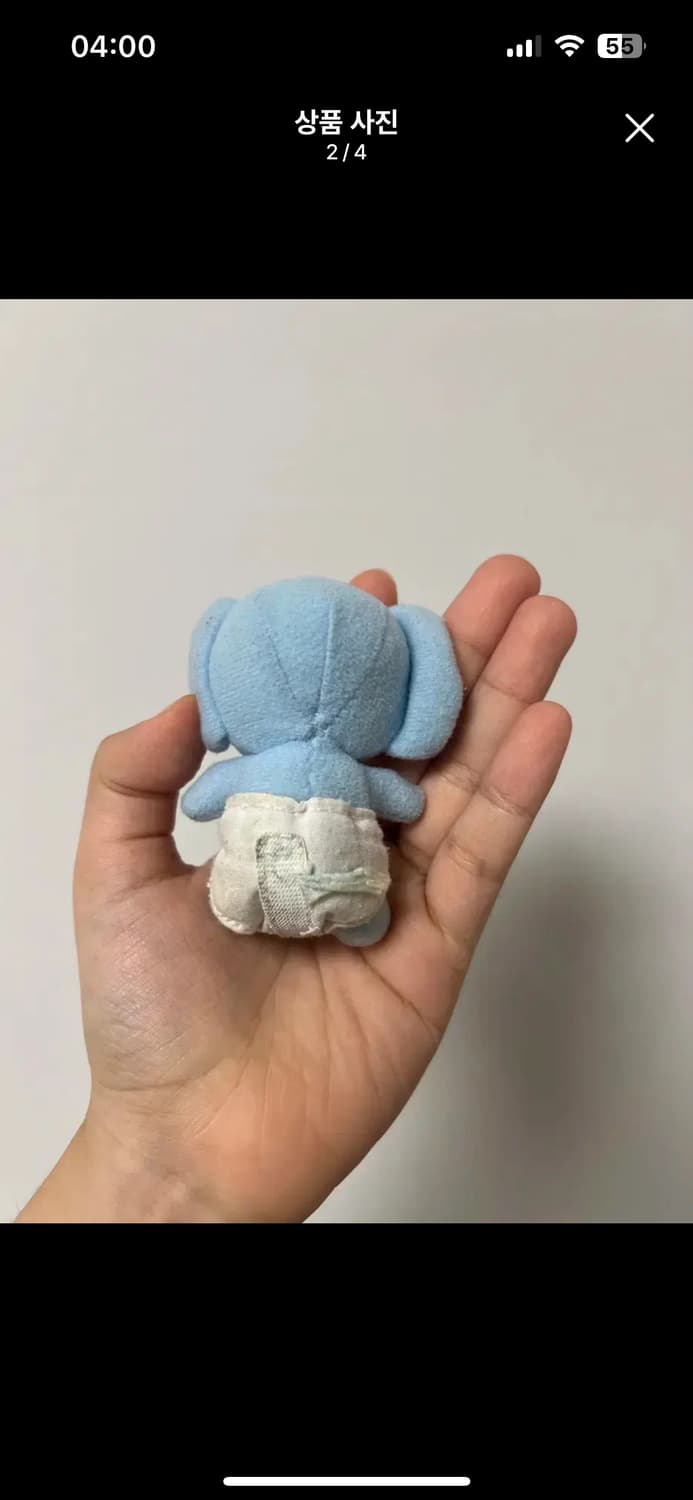 일본 아기 코끼리 인형 고전 빈티지 상품이미지2