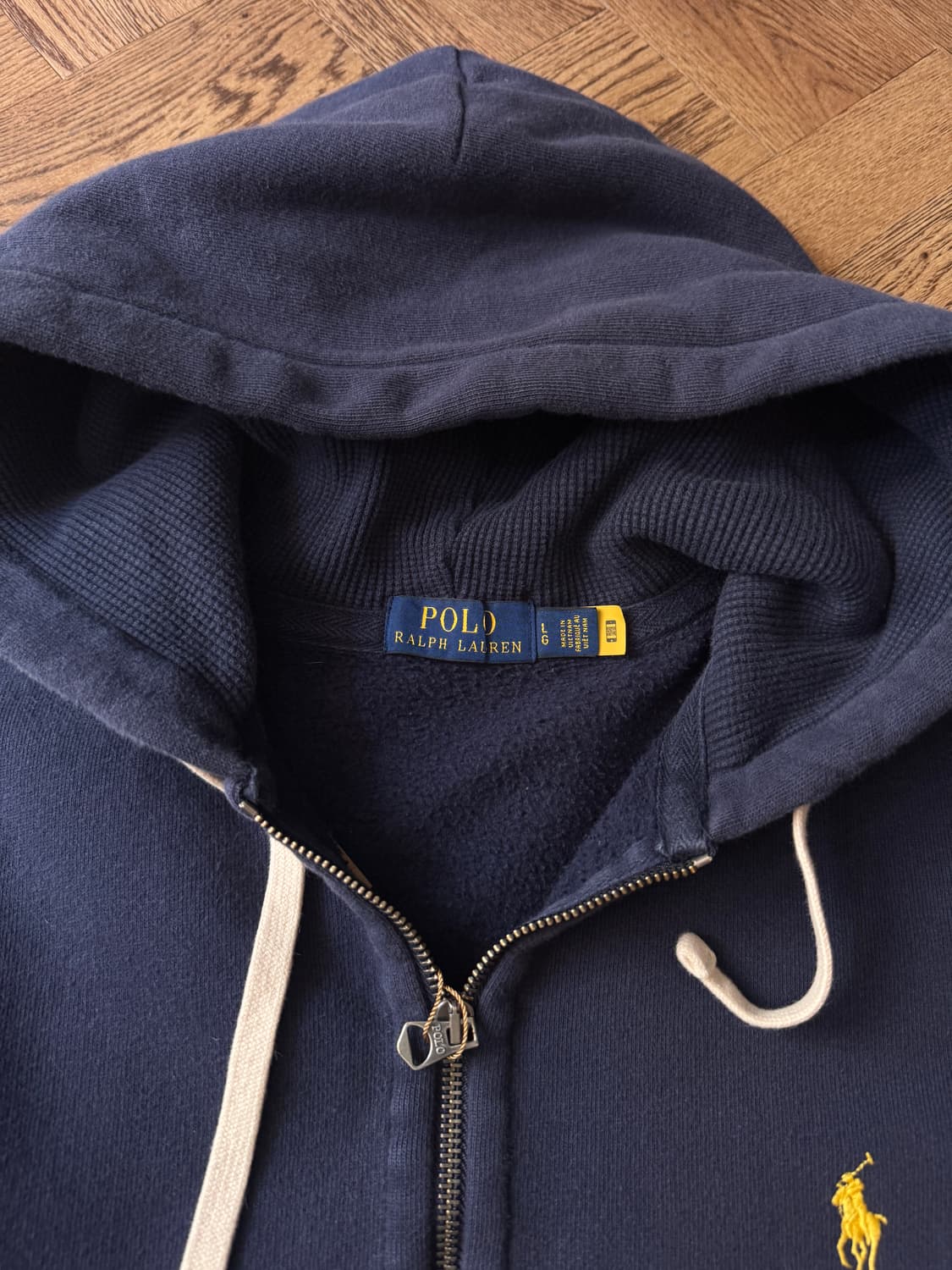 [L]폴로 랄프로렌 매장판 네이비 써멀 후드 집업 상품이미지2