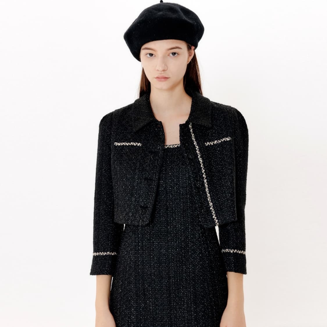 오앨(OHL) 트위드 숏자켓 55  상품이미지1