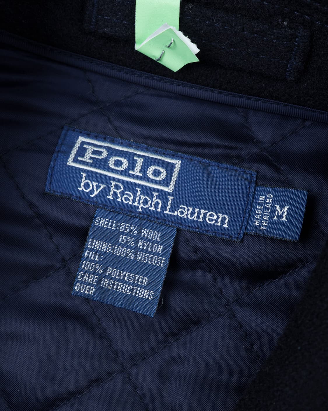 (M) 빈티지 폴로 울 블루종 자켓 상품이미지3