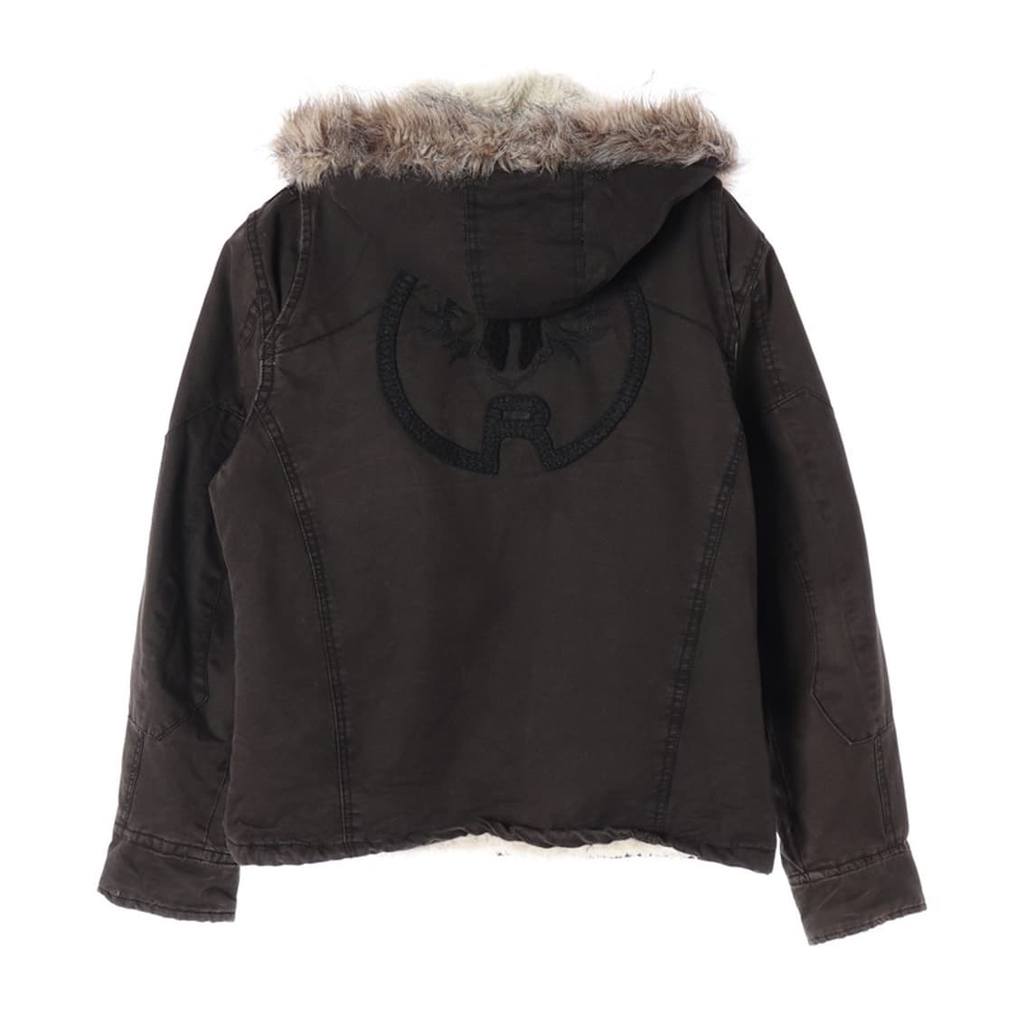 AFRICAN EAGLE 다크브라운 양털 후드 자켓 M 상품이미지3