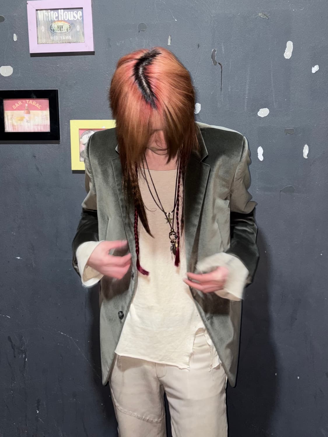 Olive Velvet Classic Blazer – Calvin Kle 상품이미지9