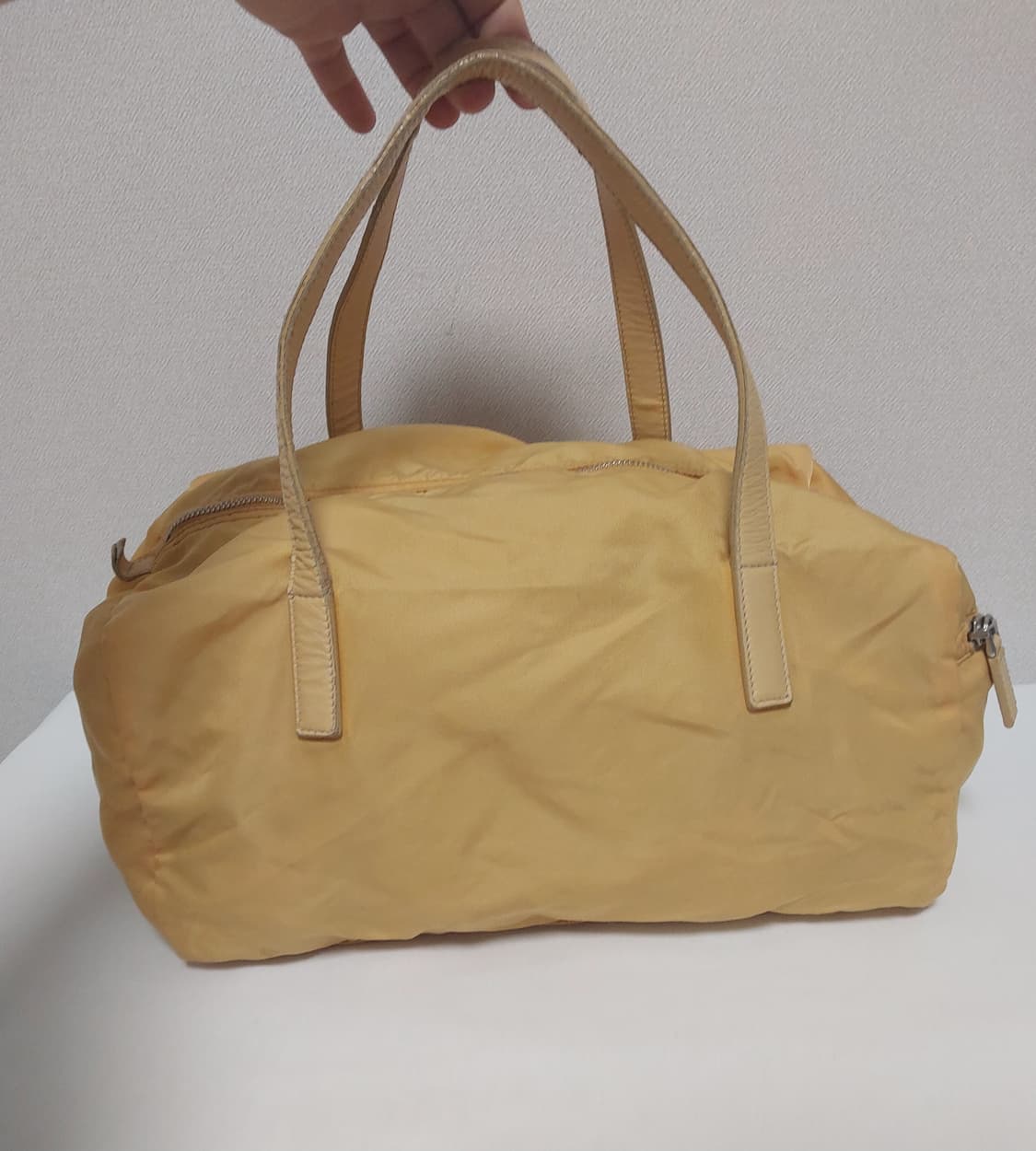 프라다 옐로우 테수토 나일론 토트백 (정품) 상품이미지4