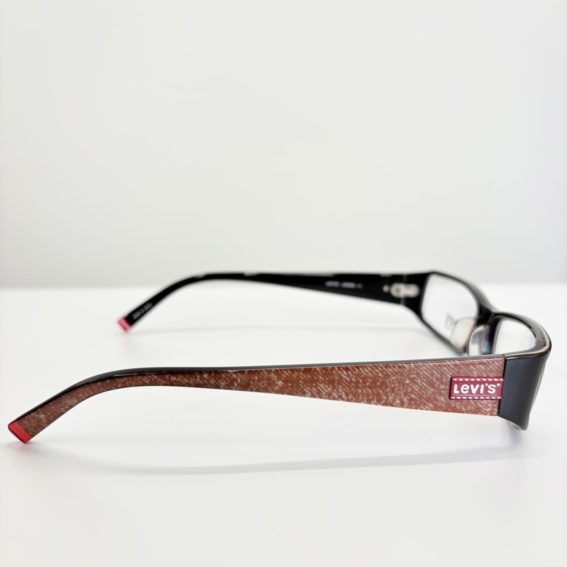LEVI'S 리바이스 초코브라운 스퀘어 뿔테 상품이미지5