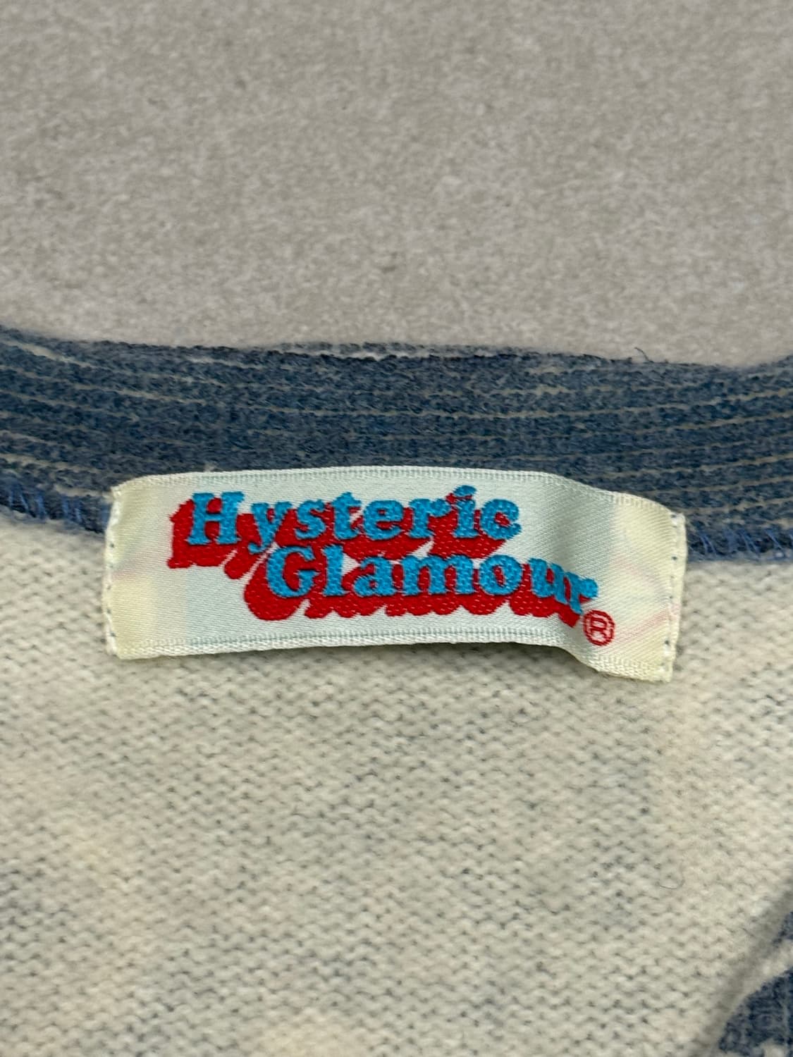 히스테릭 글래머 아카이브 하트패턴 울 100% 가디건 자켓 상품이미지5