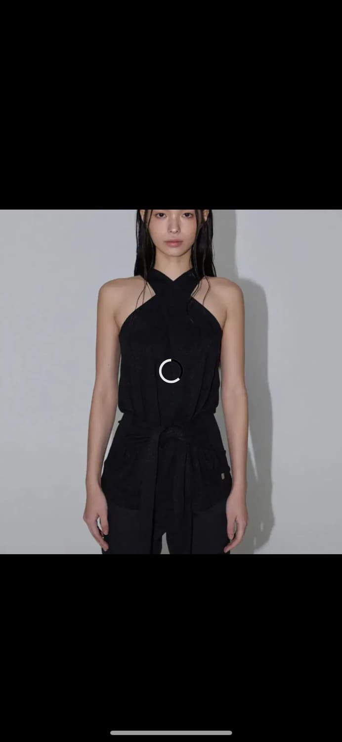 이네기 제니홀터탑 블랙 1회착용 상품이미지1