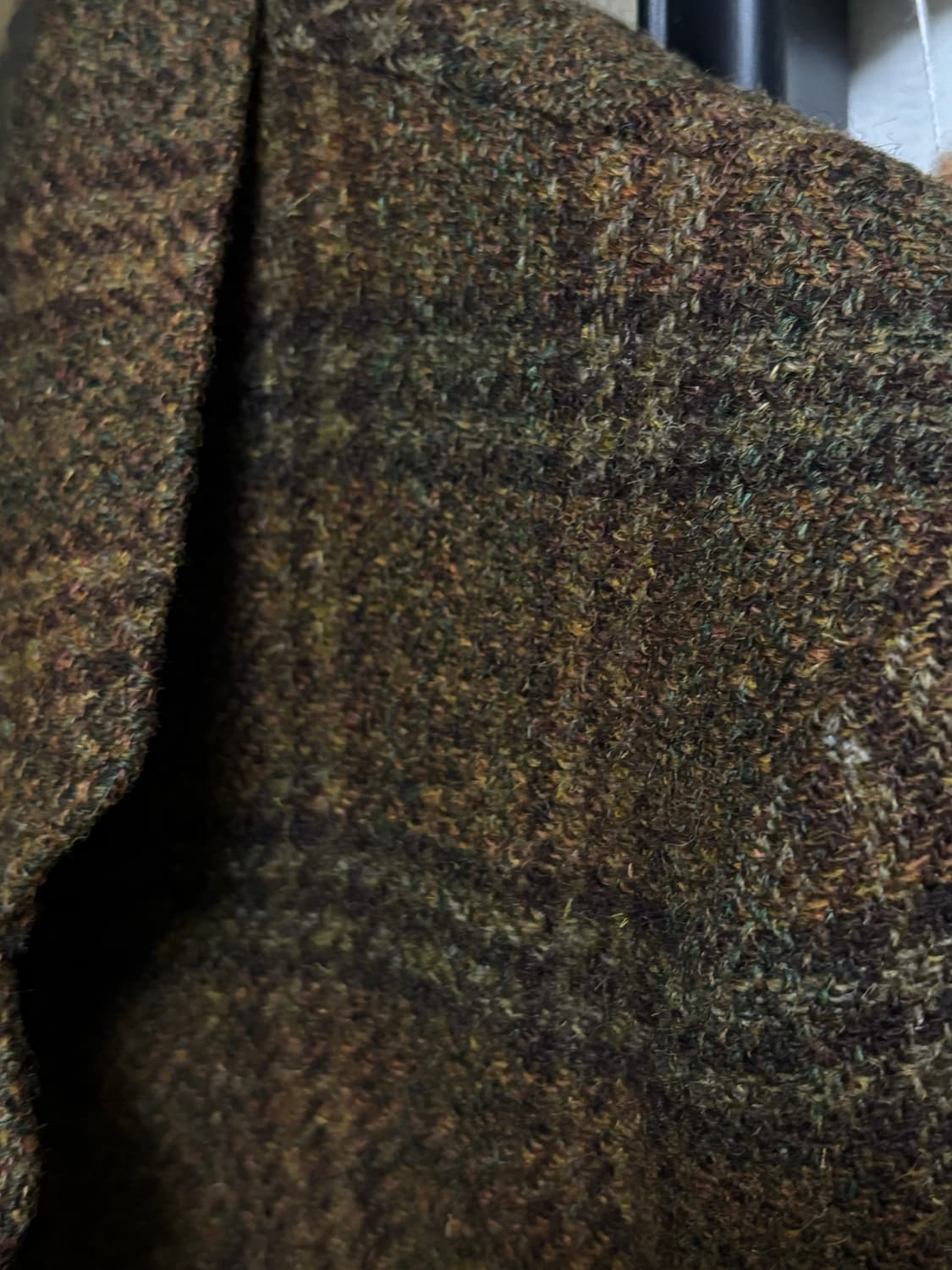 해리스 트위드 체크자켓 상품이미지3