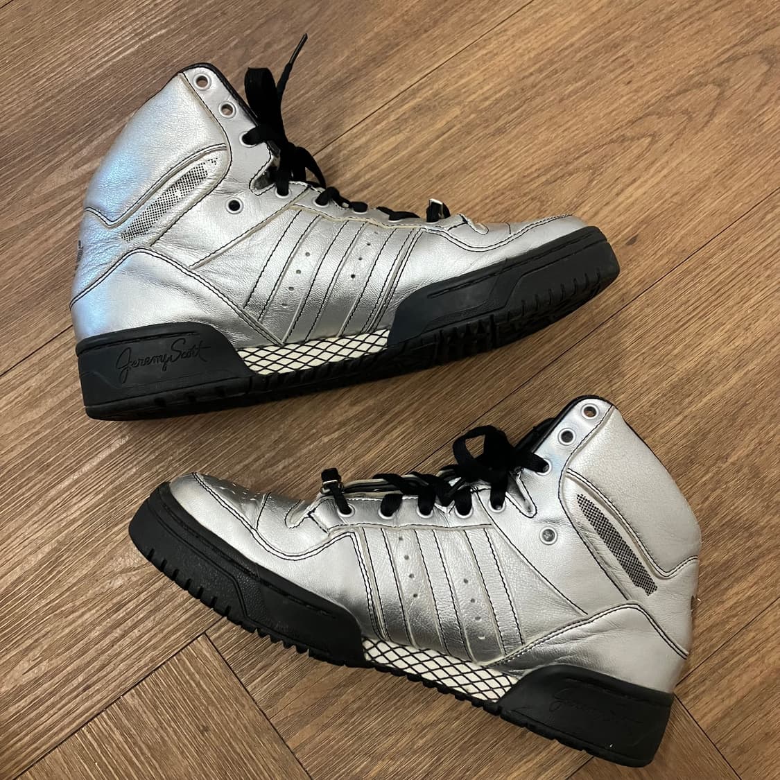 N239 아디다스 제레미스캇 실버윙 하이탑 상품이미지4