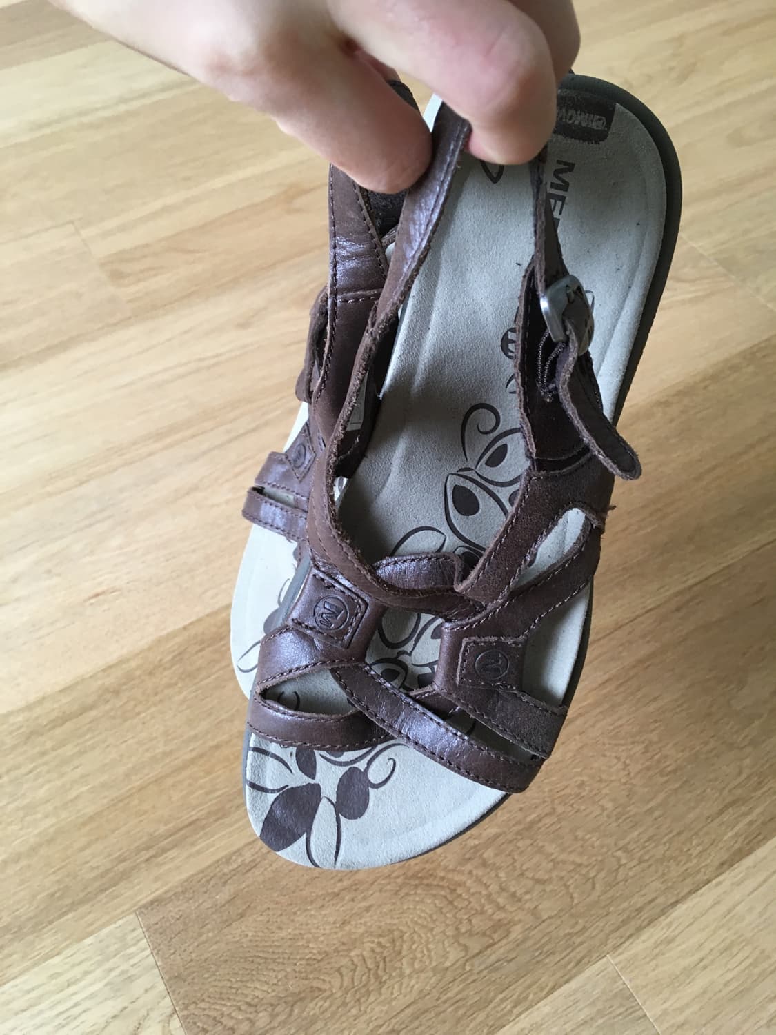 [직수입] 빈티지 merrell 레더 샌들 브라운 230-235 상품이미지5