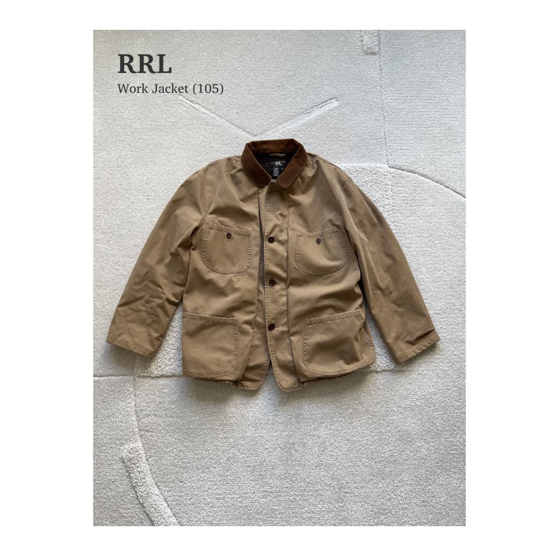 RRL 더블알엘 울라이너 워크 자켓 (105)  상품이미지1