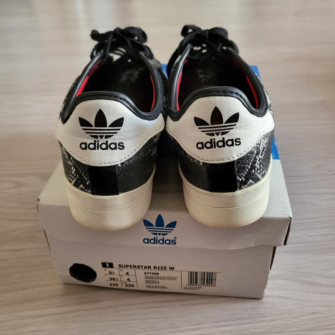 아디다스 슈퍼스타 뱀피(230) 상품이미지6