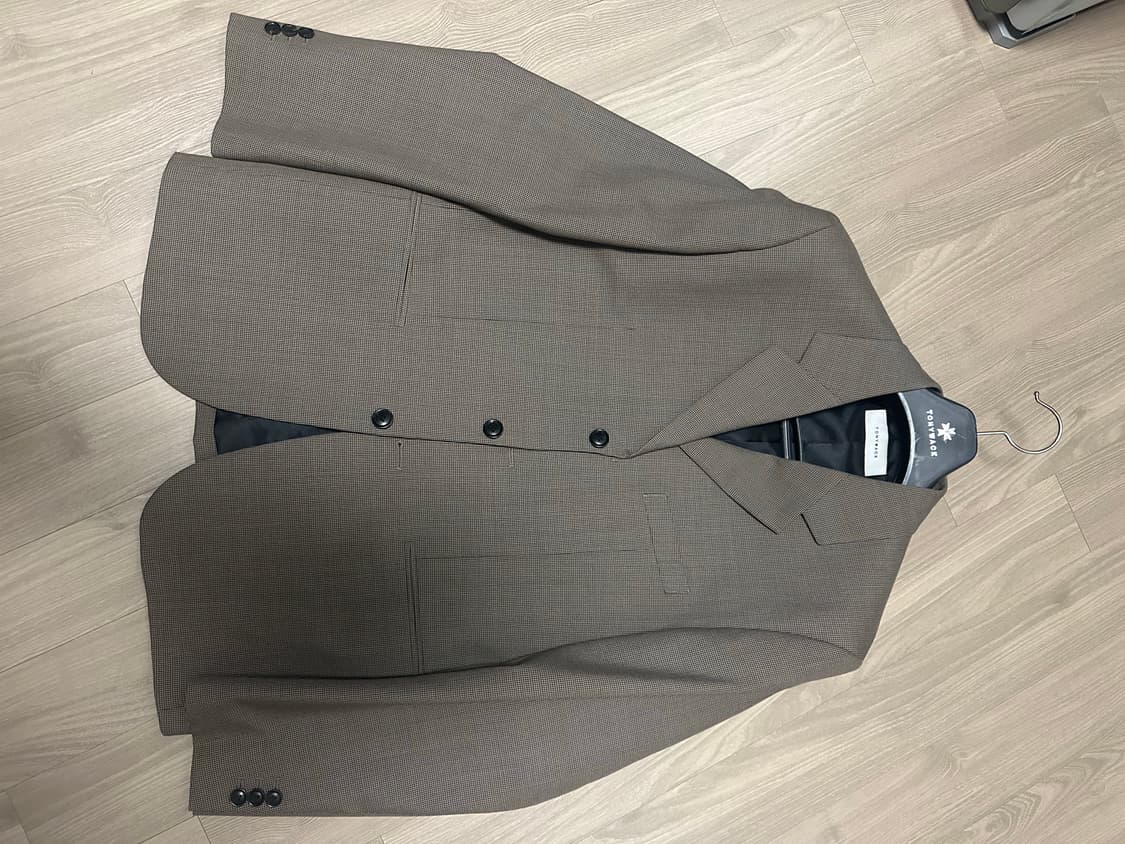 토니웩 잔체크 블레이저 M 상품이미지3