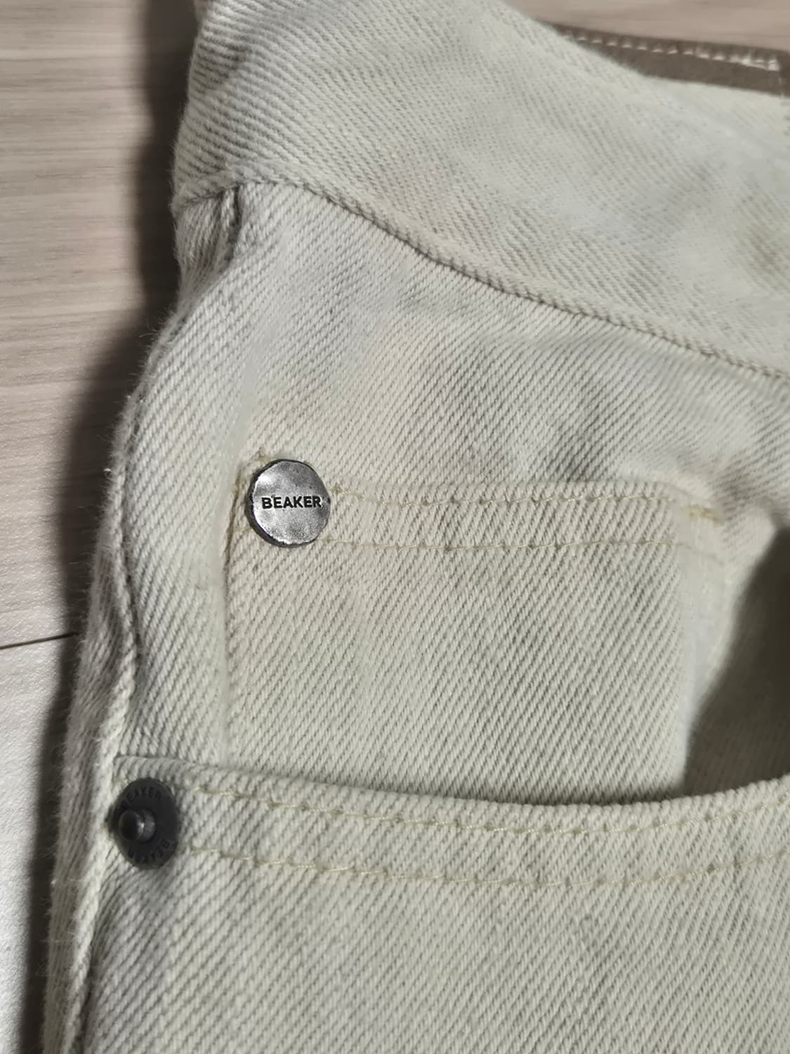 비이커크림진 팬츠 상품이미지2