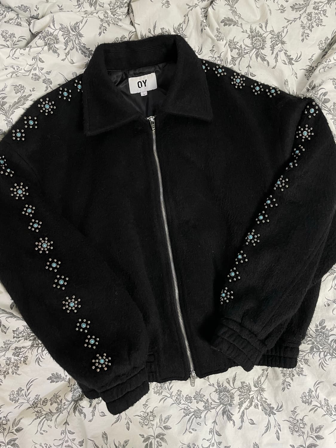 오와이 스터드 울 자켓 상품이미지1