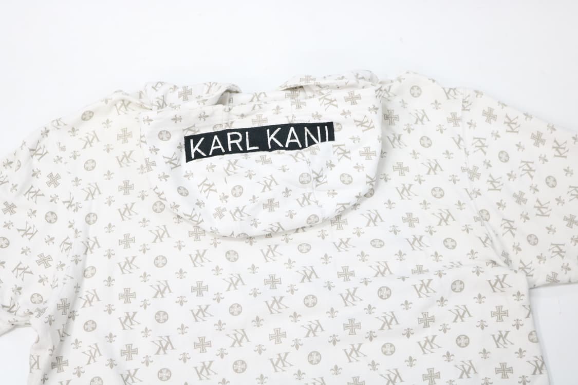 칼카니 빈티지 모노그램 올오버 패턴 반팔 후드 (XXL) 상품이미지7