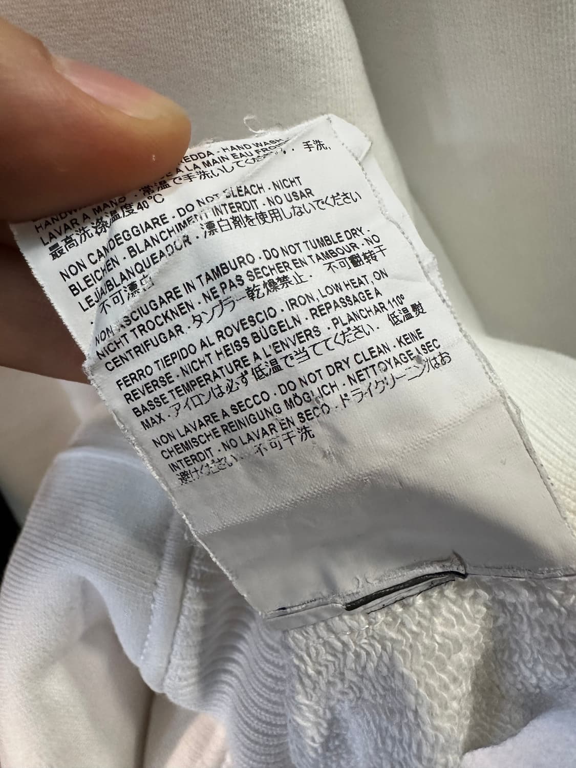 발렌시아가 백로고 오버 후디 처분  상품이미지7