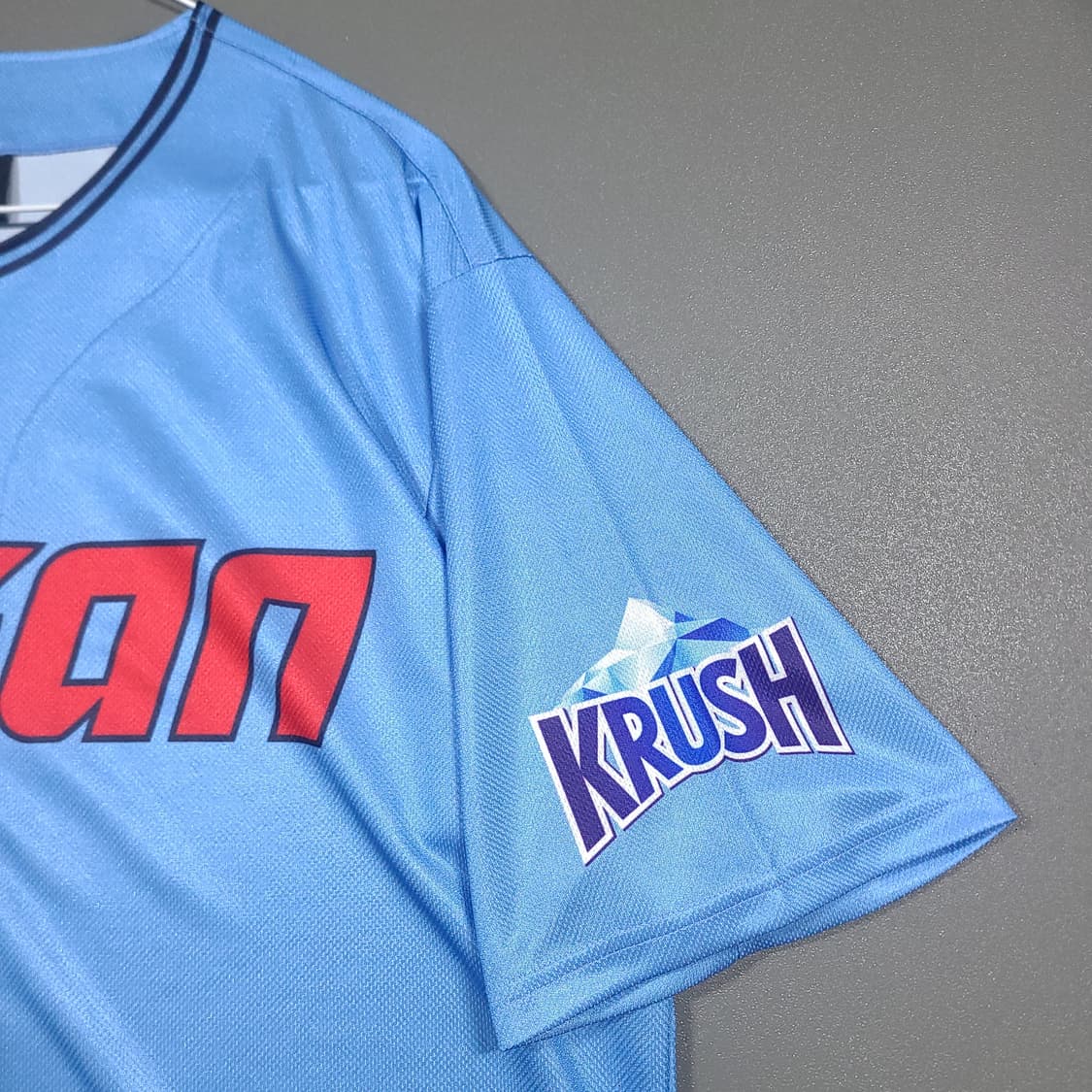 (XL) 롯데 자이언츠 부산 24년 야구 공식 배포 바다 반팔 유니폼 상품이미지5