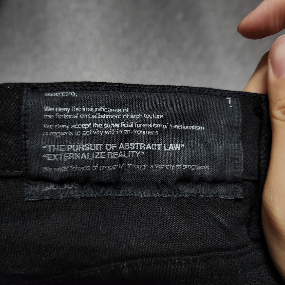 Julius 11ss Biker Cotton Denim 상품이미지7