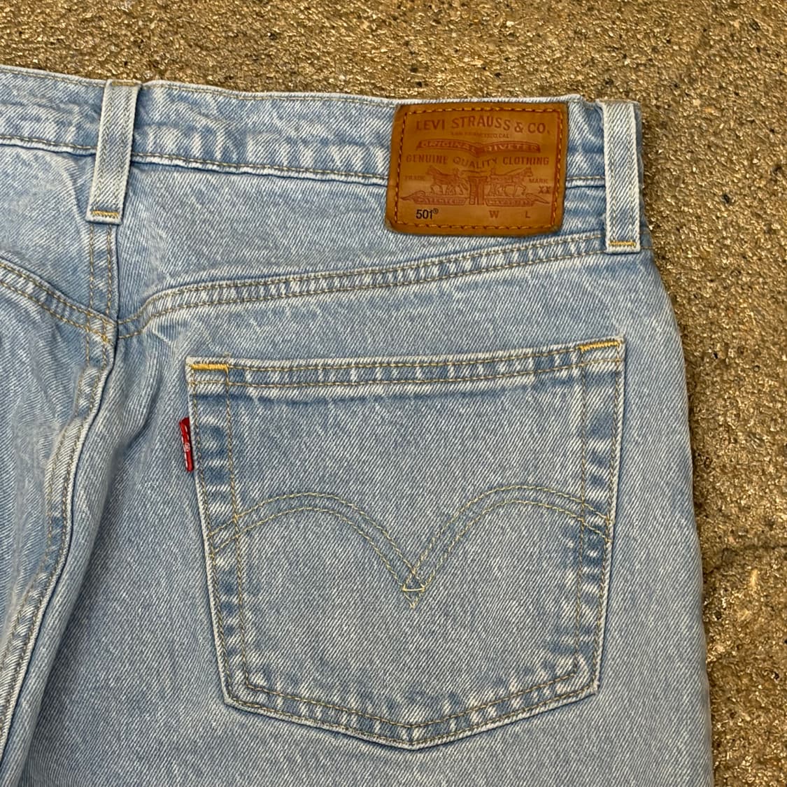 USA 빈티지 리바이스 501 여성 청바지 상품이미지9