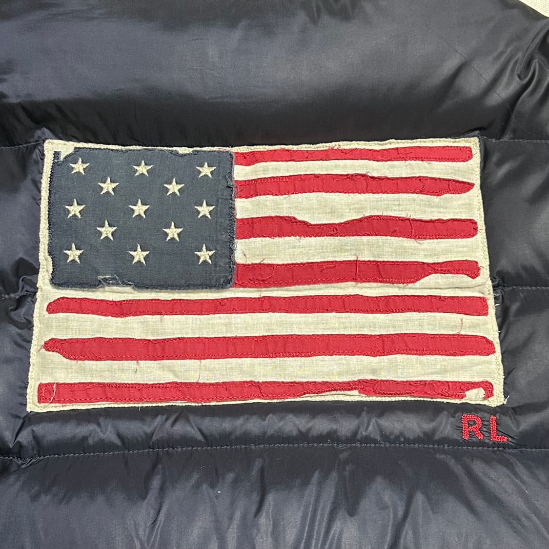 M 폴로랄프로렌 성조기 구스다운 네이비 패딩 상품이미지7