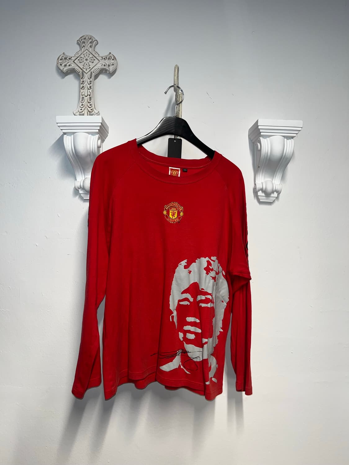 VINTAGE 맨유 박지성 싸인프린팅 롱슬리브 상품이미지1