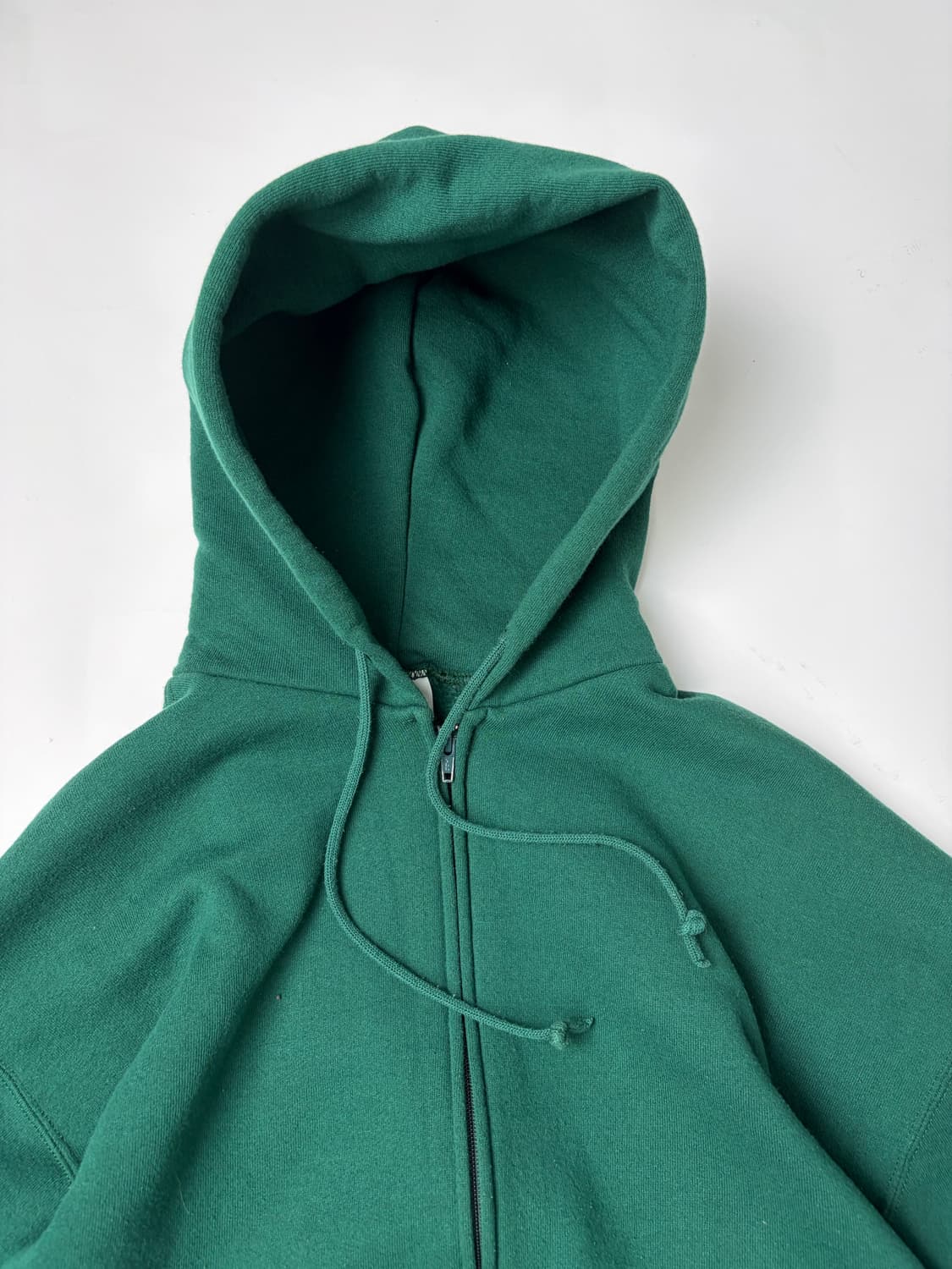90s Russell Zip Up Hoodie (green) 상품이미지6
