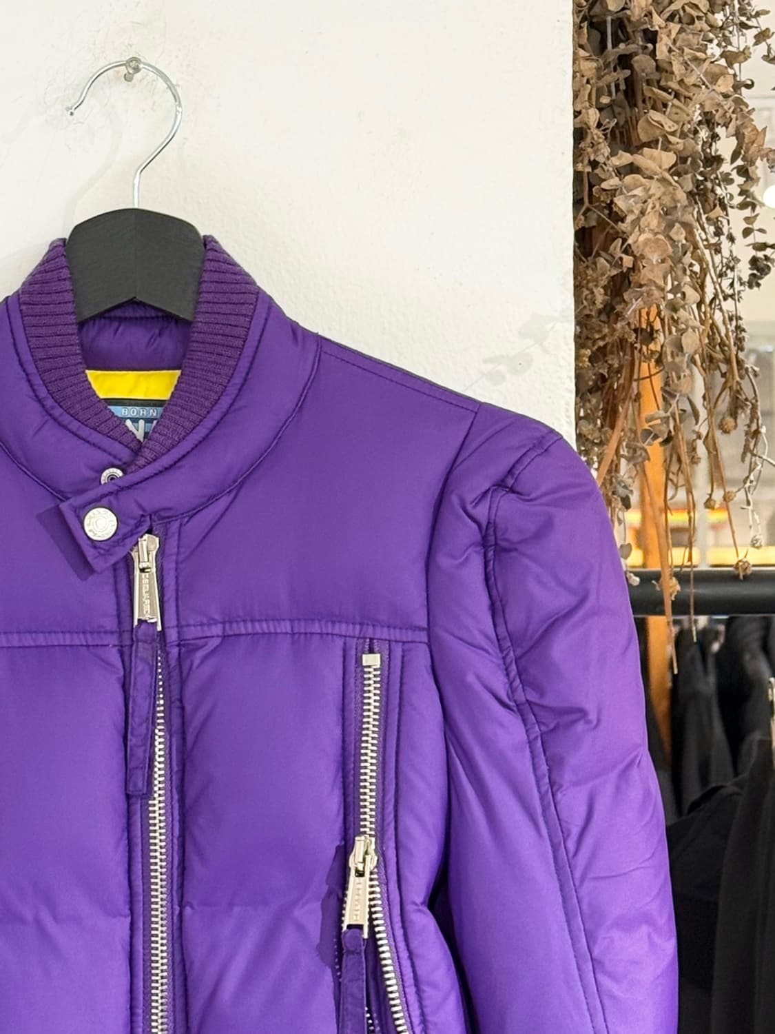 디스퀘어드2 퍼플 바이커 다운 푸퍼 자켓 상품이미지3