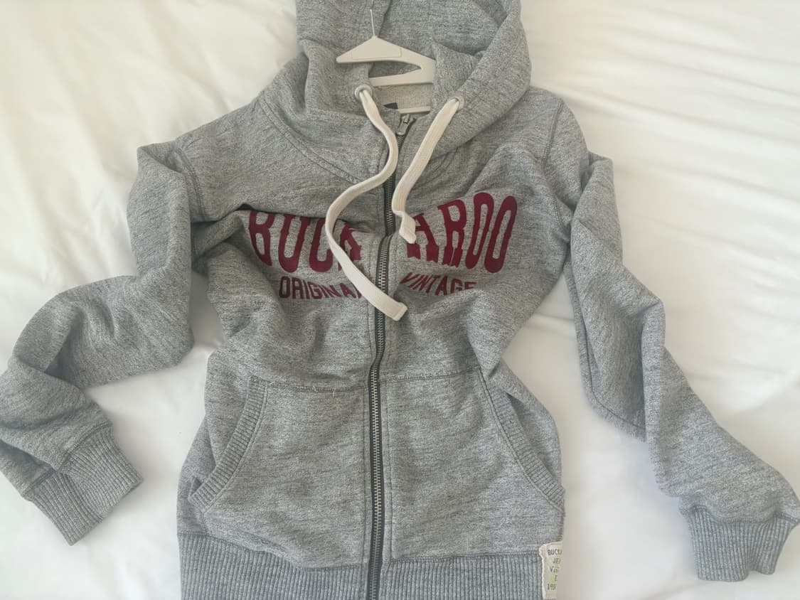 buckaroo 버커루 하이넥 후드집업 그레이 차일드매거진 빈티지 라방 상품이미지1