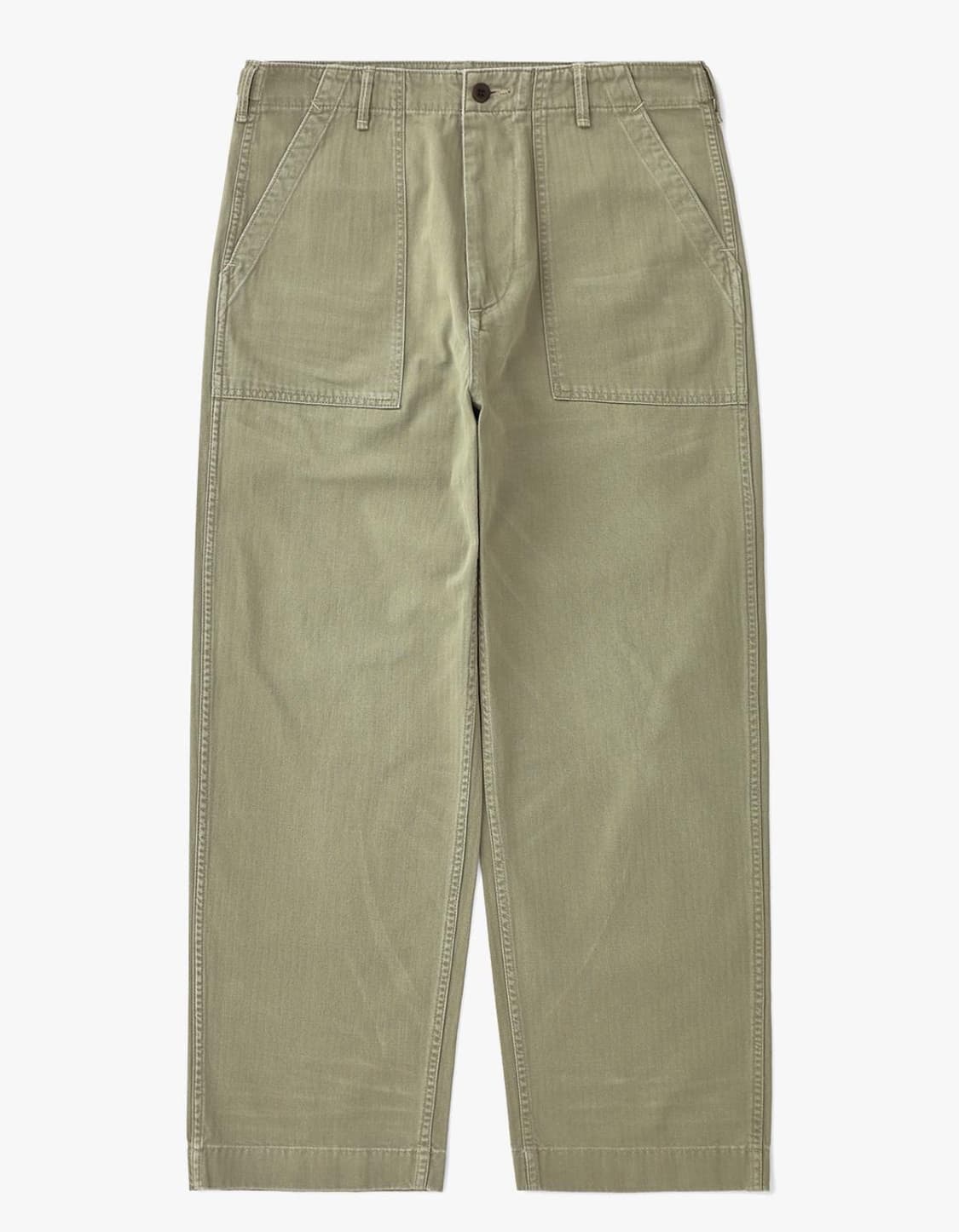 카키스 베이커팬츠 HBT BAKER PANTS OLIVE DRAB M 상품이미지2