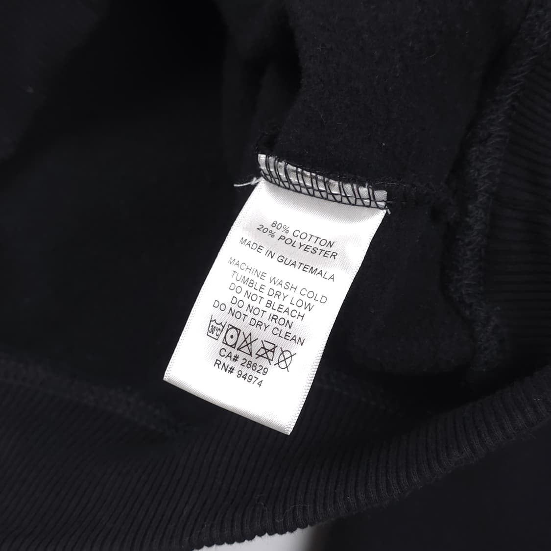 스투시 에잇볼 코튼 후드티 블랙 (XS) 상품이미지5