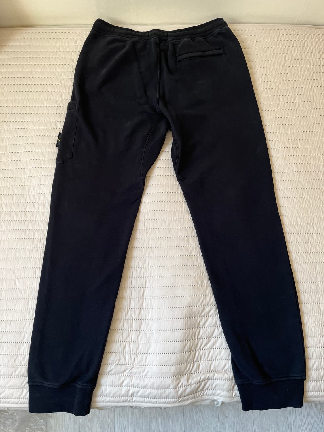 [L] 스톤아일랜드 스웻 조거 팬츠 블랙 상품이미지3