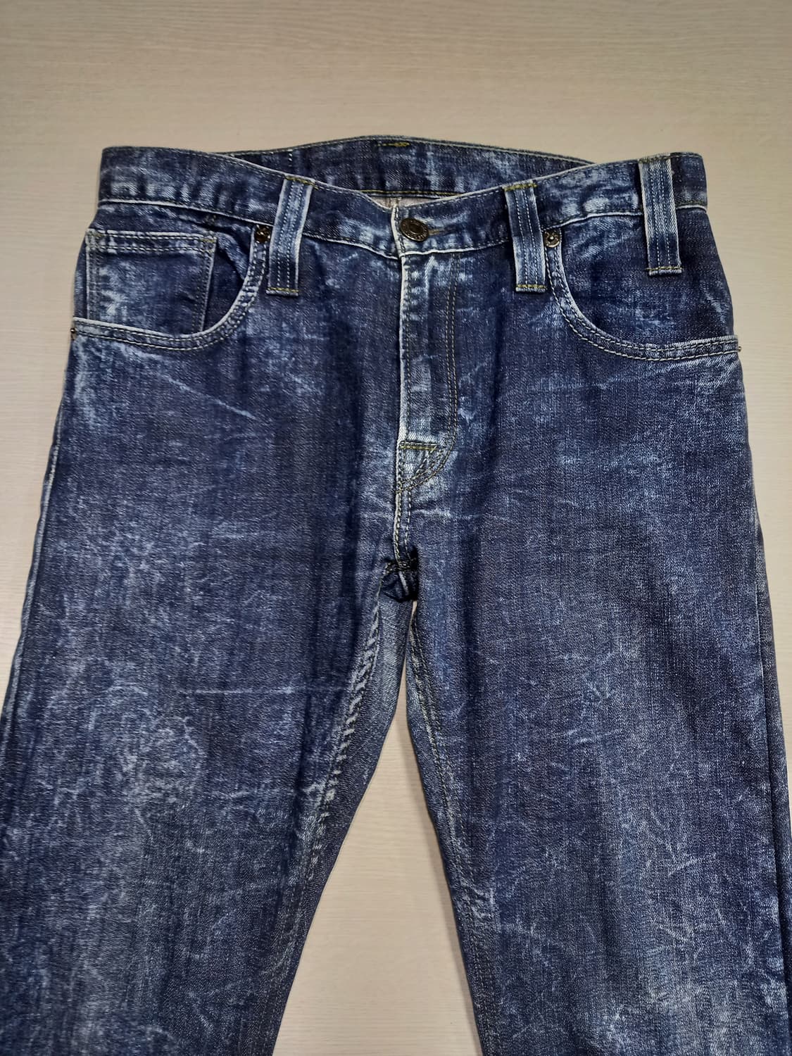 31 리바이스504 워싱 스판 슬림일자진 진청 31-481 상품이미지3