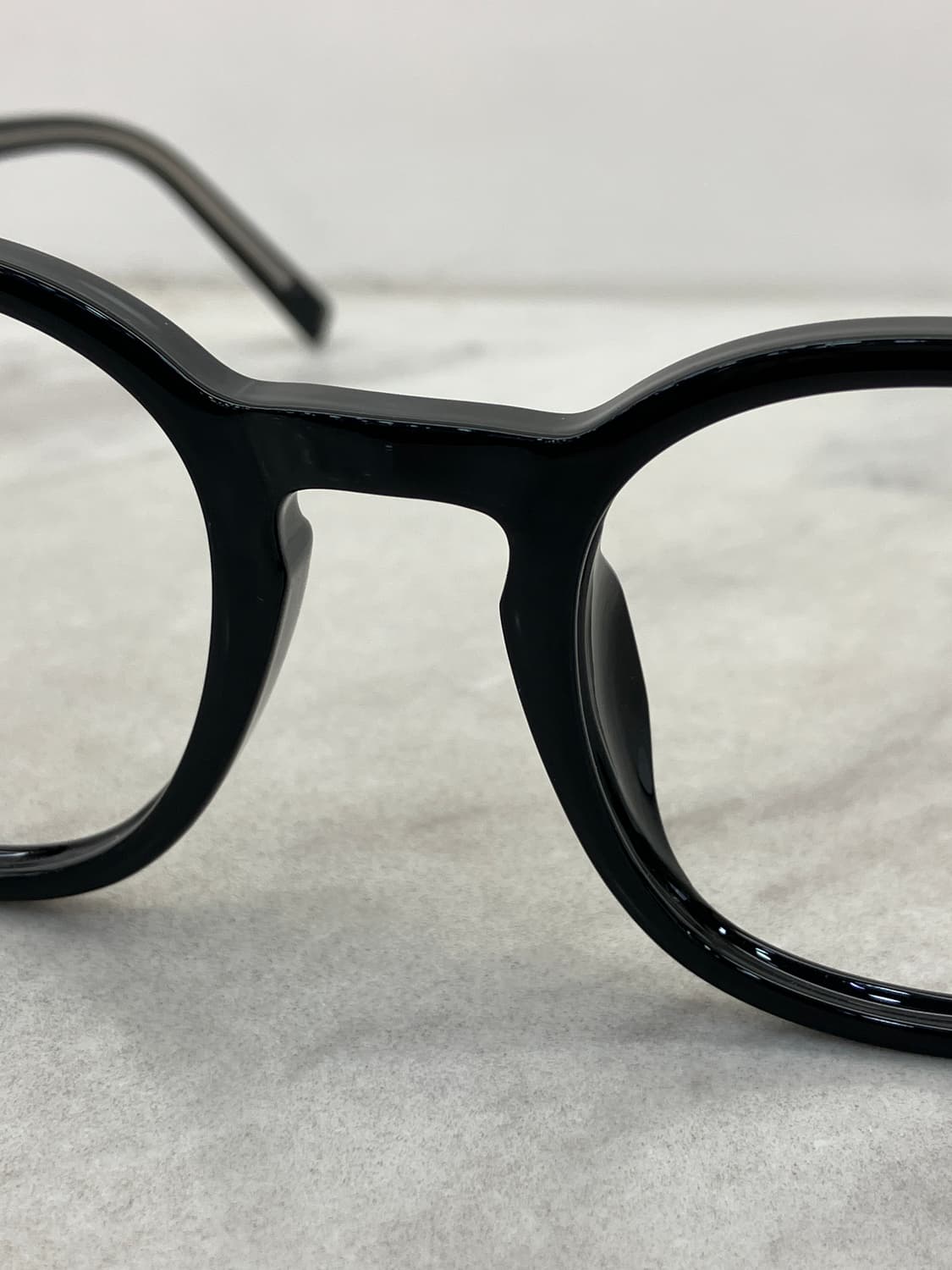 B89 DMN 유광 블랙 웰링턴 뿔테 안경122 상품이미지5