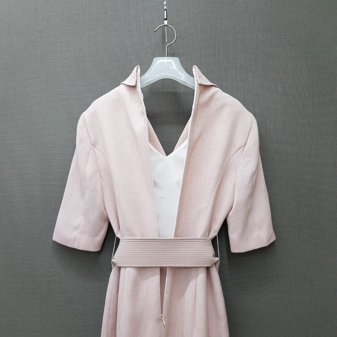 모조에스핀 더블버튼 벨트 원피스 55사이즈 상품이미지6