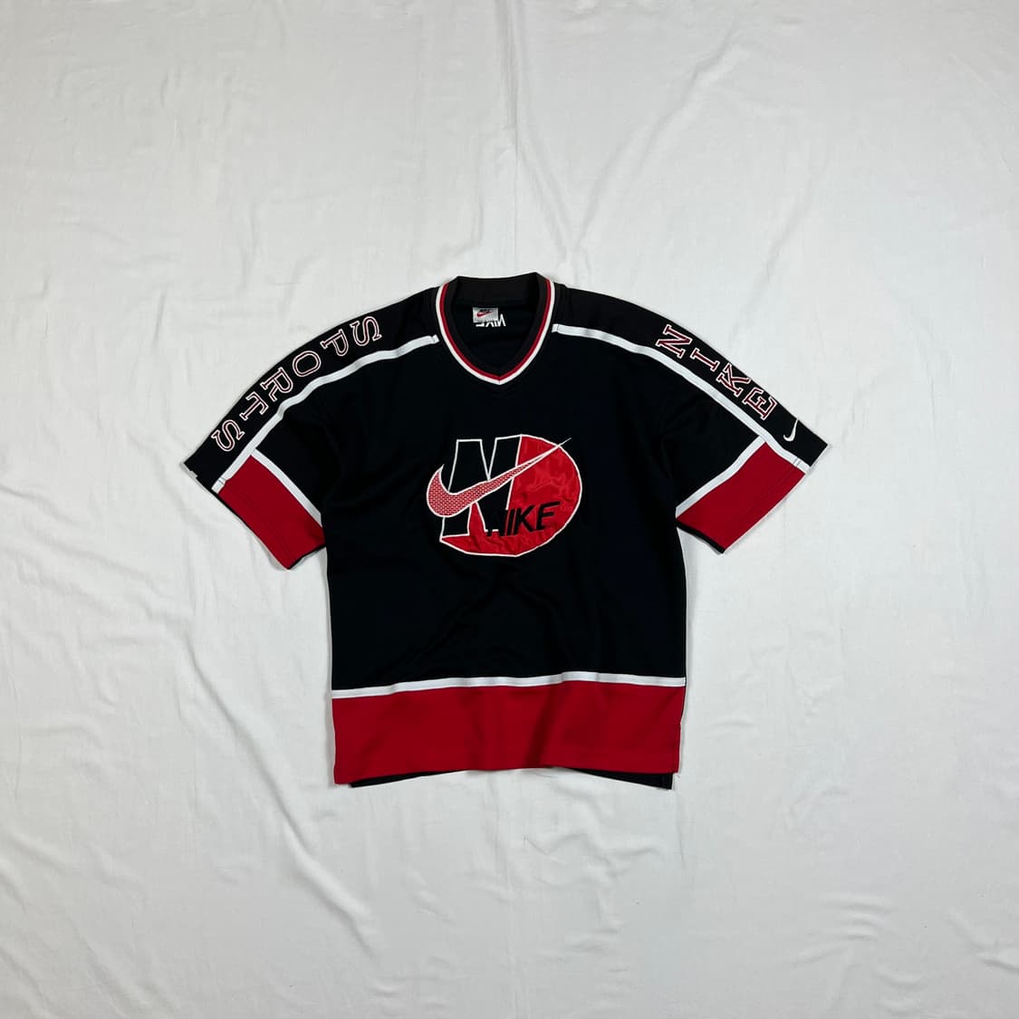 90‘s 나이키 nike 스우시 스펠아웃 반팔 저지 상품이미지1