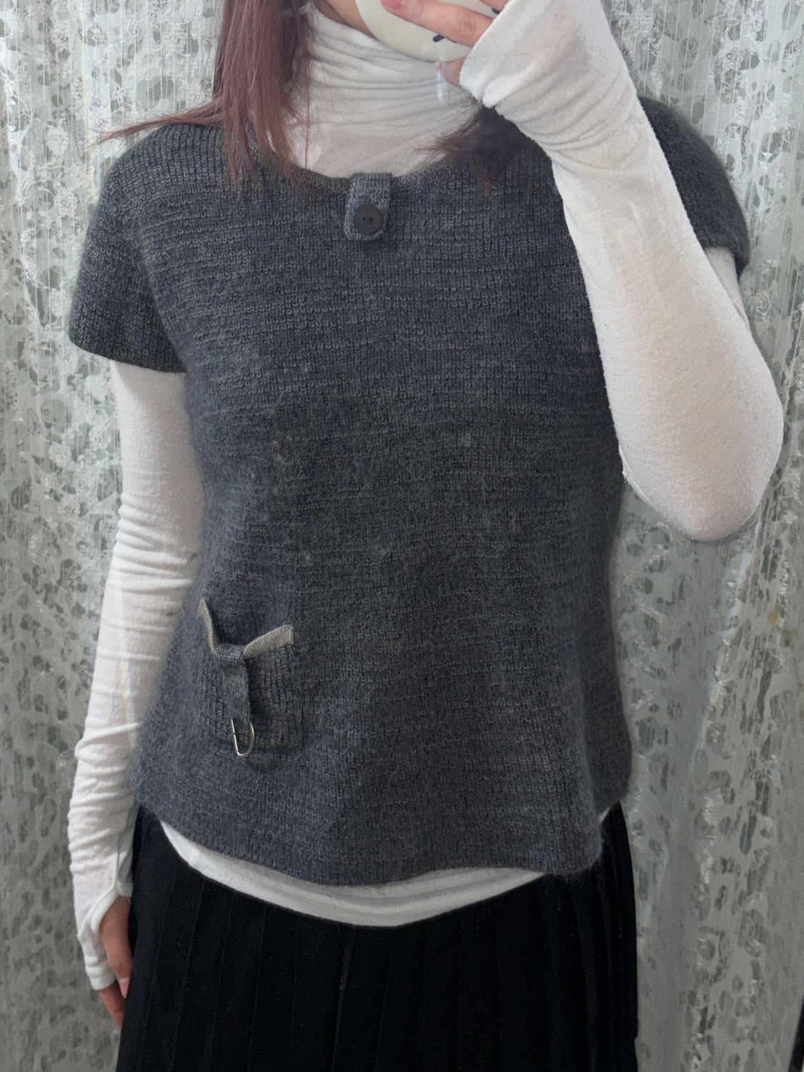 Dark gray knit 상품이미지3