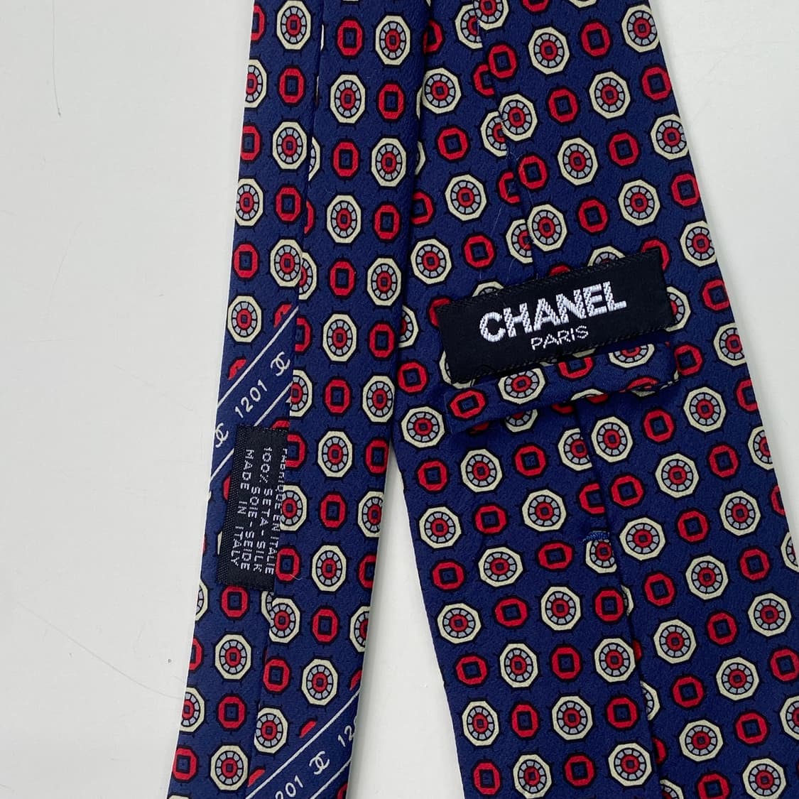 샤넬(CHANEL) 심플로고 명품 정품 넥타이8.1cm 상품이미지7