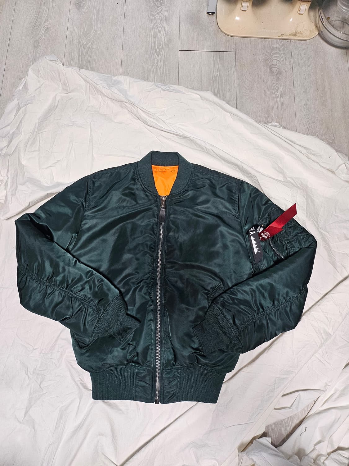 알파인더스트리 리버시블 ma1 봄버 자켓 M 상품이미지1