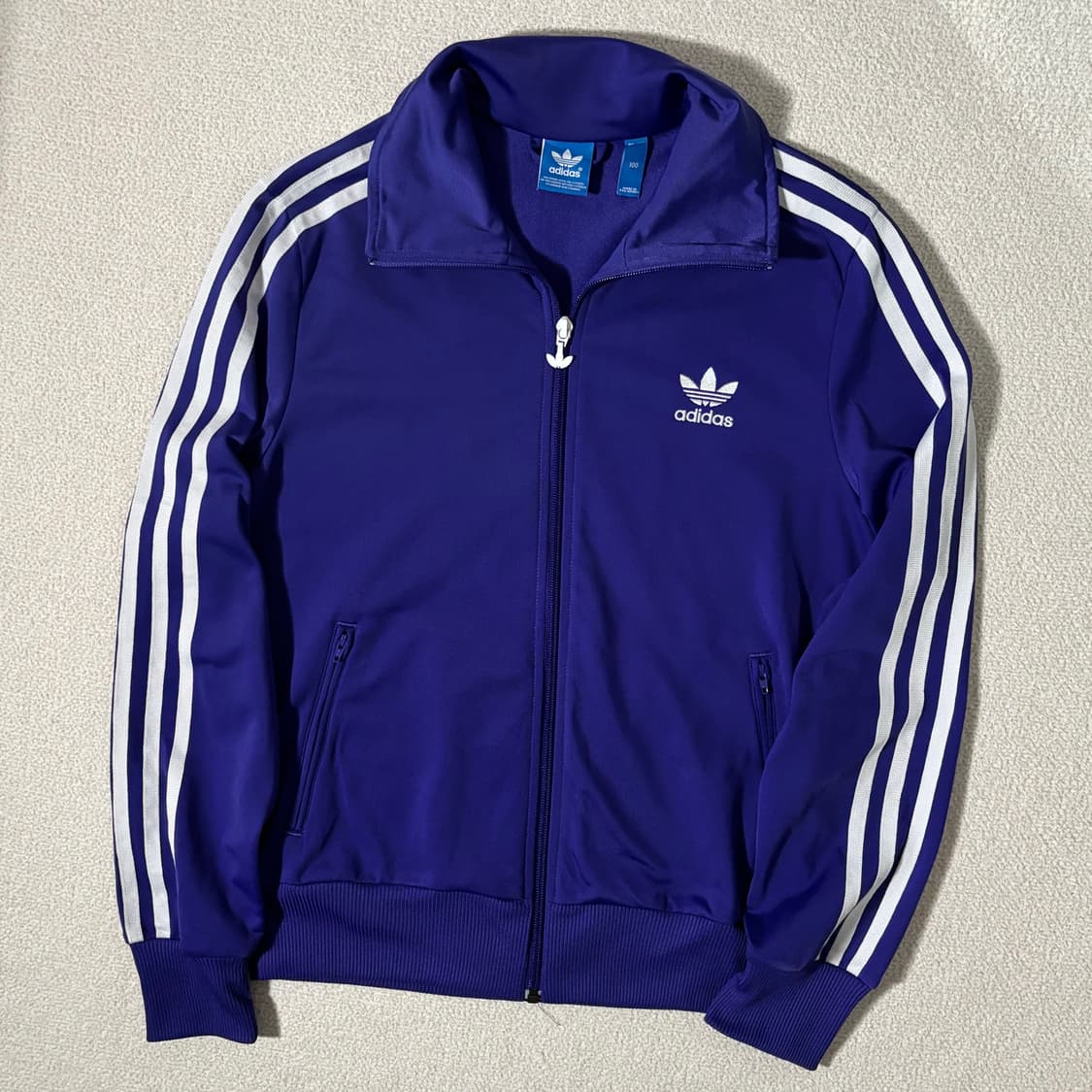 아디다스 파이어버드 퍼플 트랙탑 딱붙핏 져지 상품이미지1