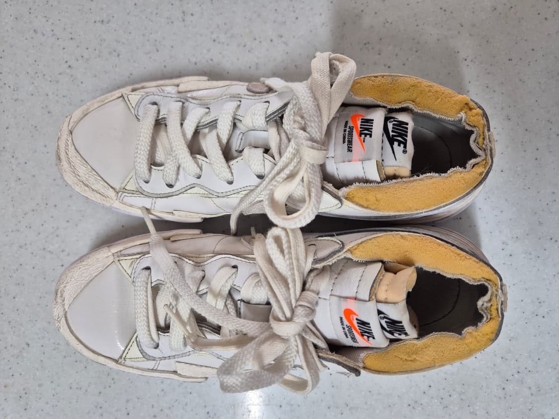 나이키 x 사카이 블레이저로우 화이트 상품이미지5